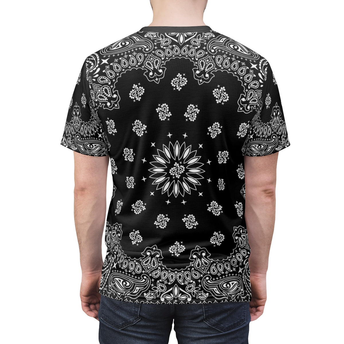 Black Bandana Unisex AOP Cut & Sew Tee-Archethype