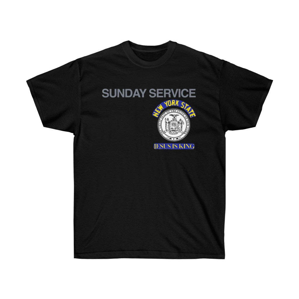 Jesus is King New York Seal T-Shirt-S-Black-Archethype