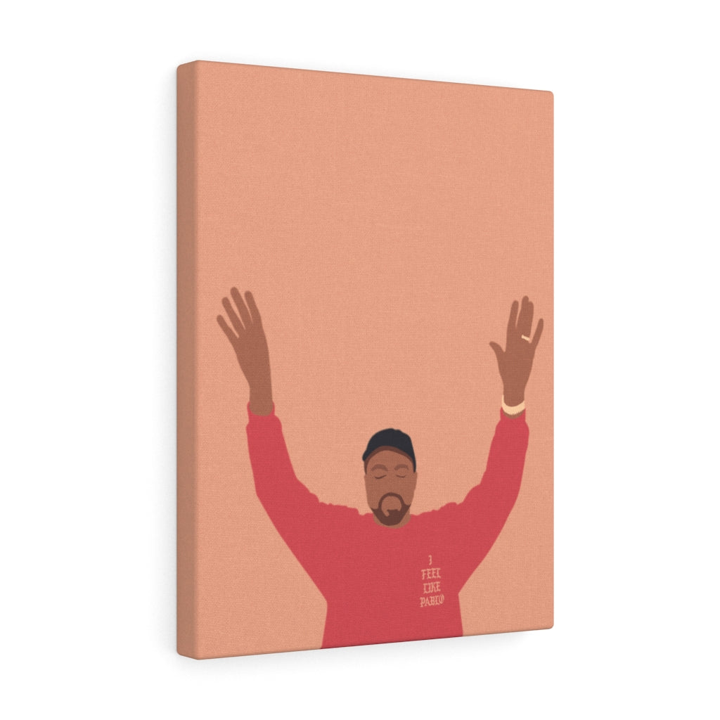 Kanye West I Feel Like Pablo Canvas Gallery Wraps - The Life of Pablo TLOP tour merch inspired-12″ × 16″-Premium Gallery Wraps (1.25″)-Archethype