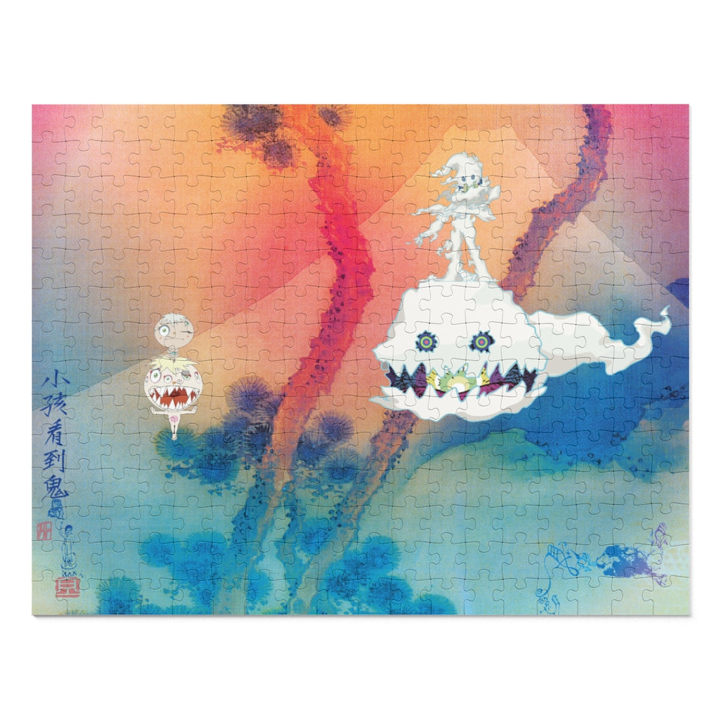 Kids See Ghosts 252 Piece Puzzle - Kid Cudi Kids See Ghosts inspired-14" x 11"-Archethype