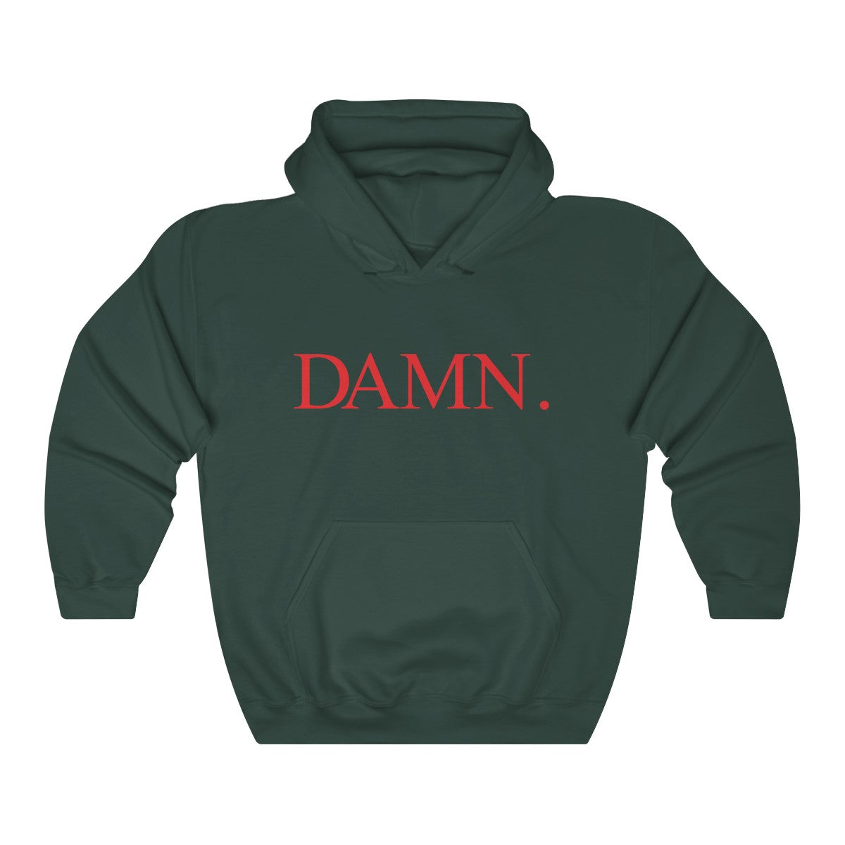Kendrick Lamar DAMN Inspired - Heavy Blend Hoodie-Forest Green-S-Archethype