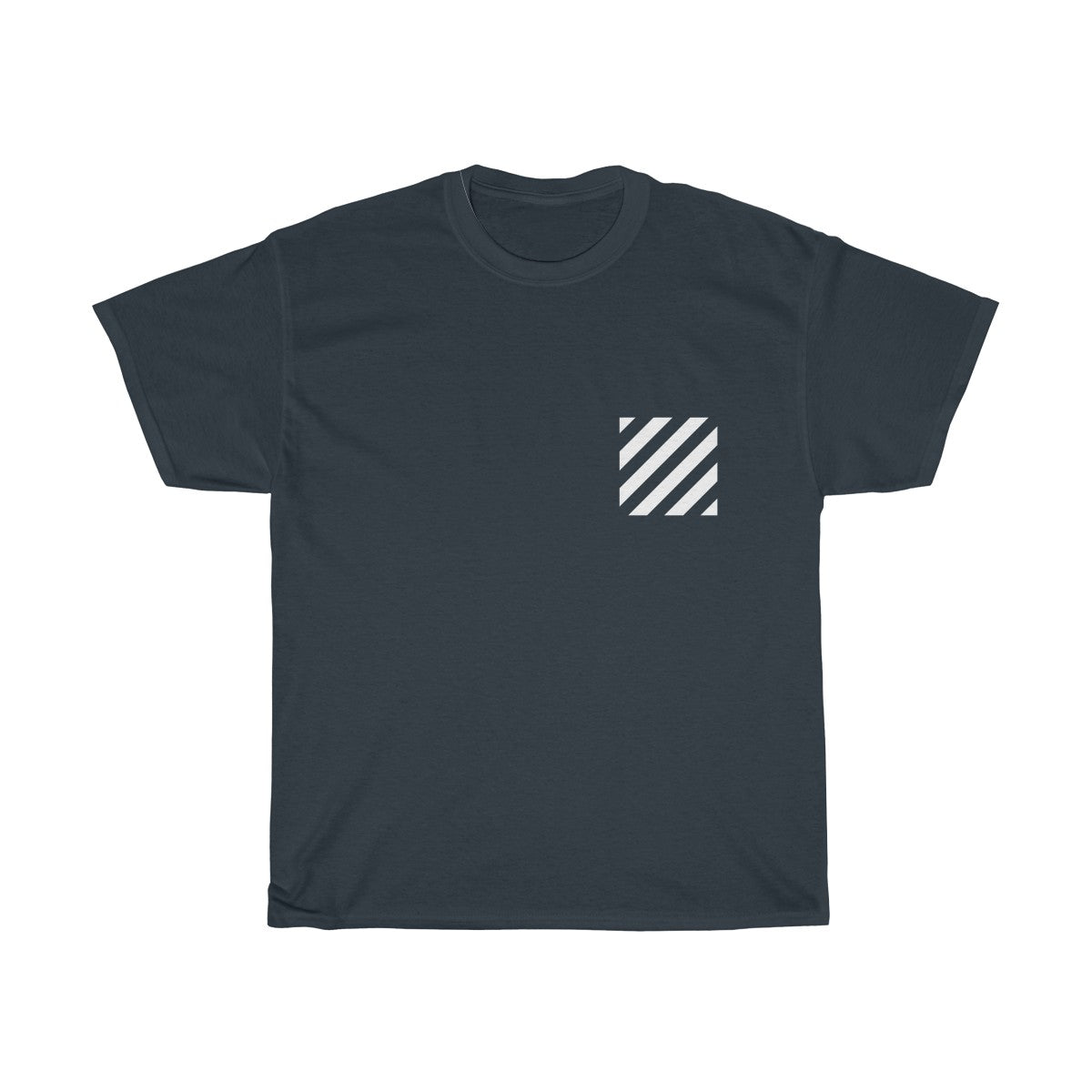 Dope Off-White Virgil Abloh c/o Inspired Tee-Navy-S-Archethype