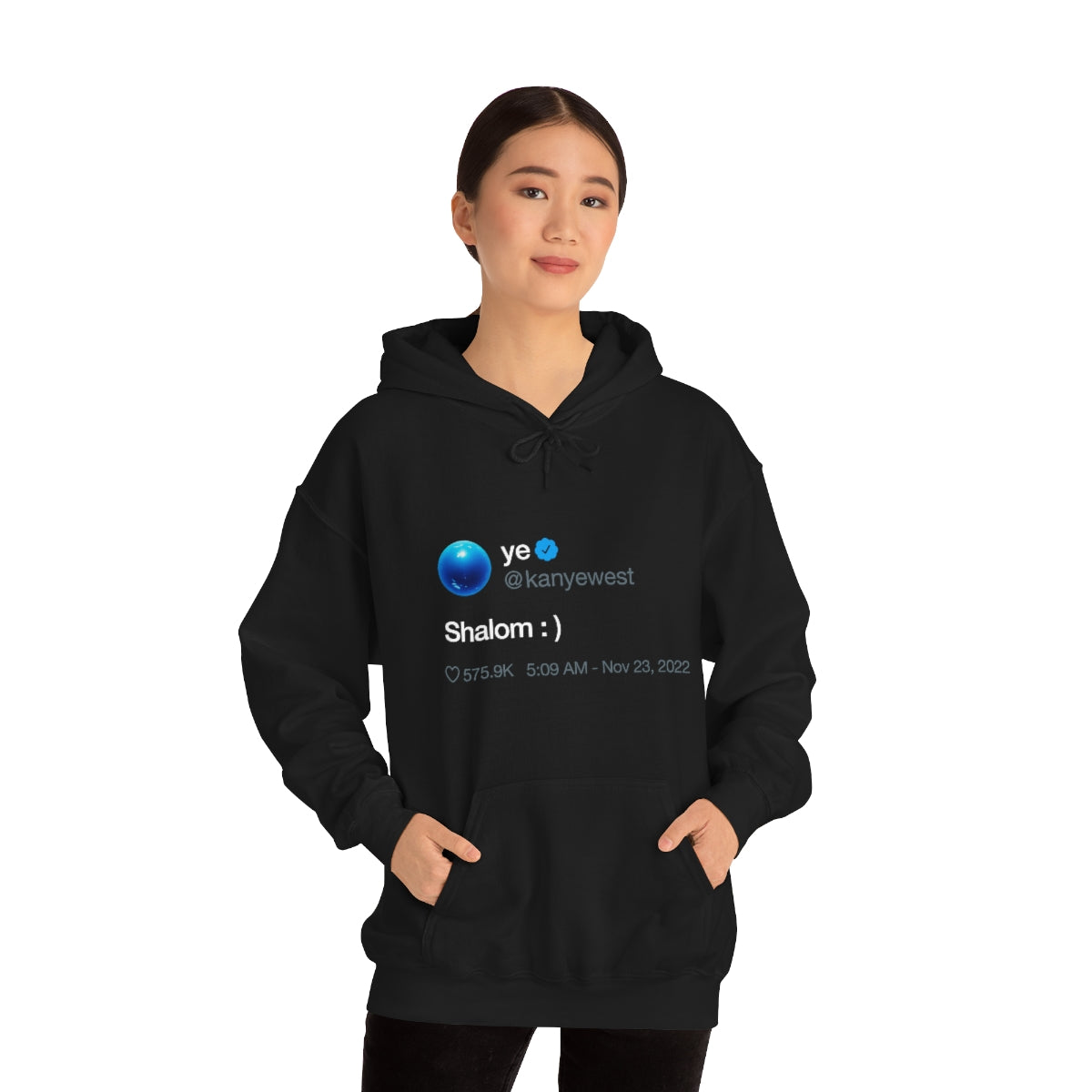 Shalom Kanye West Tweet Inspired Hoodie