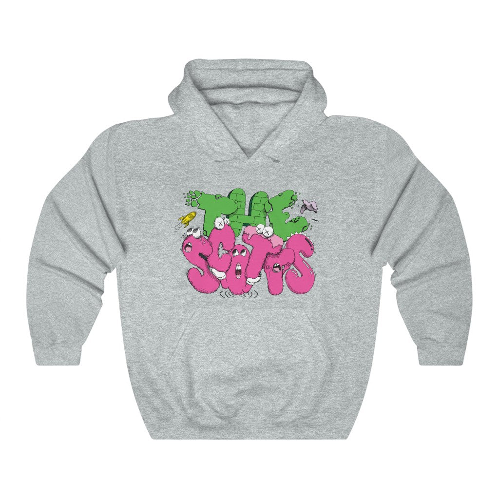 The Scotts Graffiti Kid Cudi Hoodie Merch Inspired Unisex Hooded Sweatshirt-Ash-L-Archethype