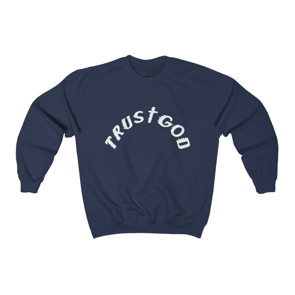 Trust God Sunday Service at the Mountain Unisex Heavy Sweatshirt