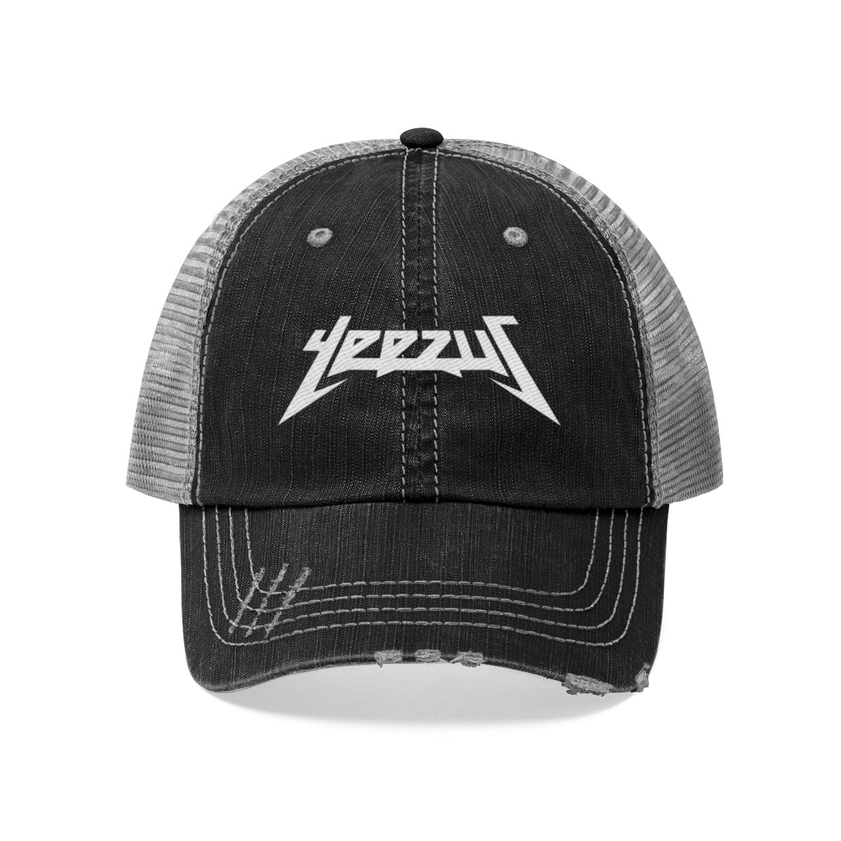 Yeezus Unisex Trucker Hat-Black-One size-Archethype