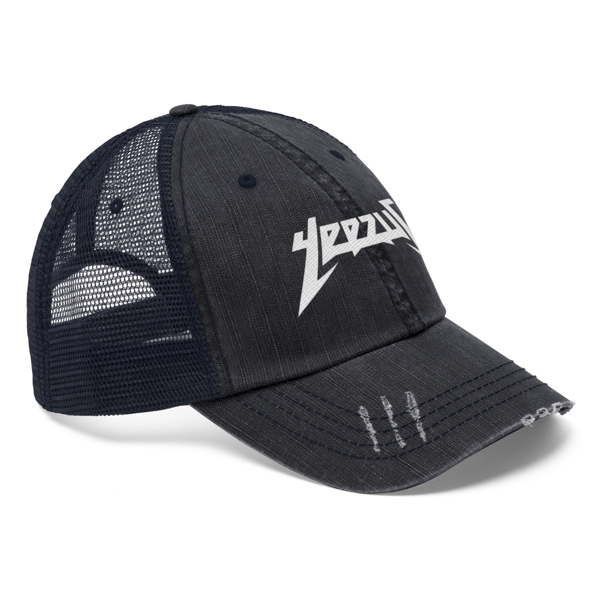 Yeezus Unisex Trucker Hat-True Navy-One size-Archethype