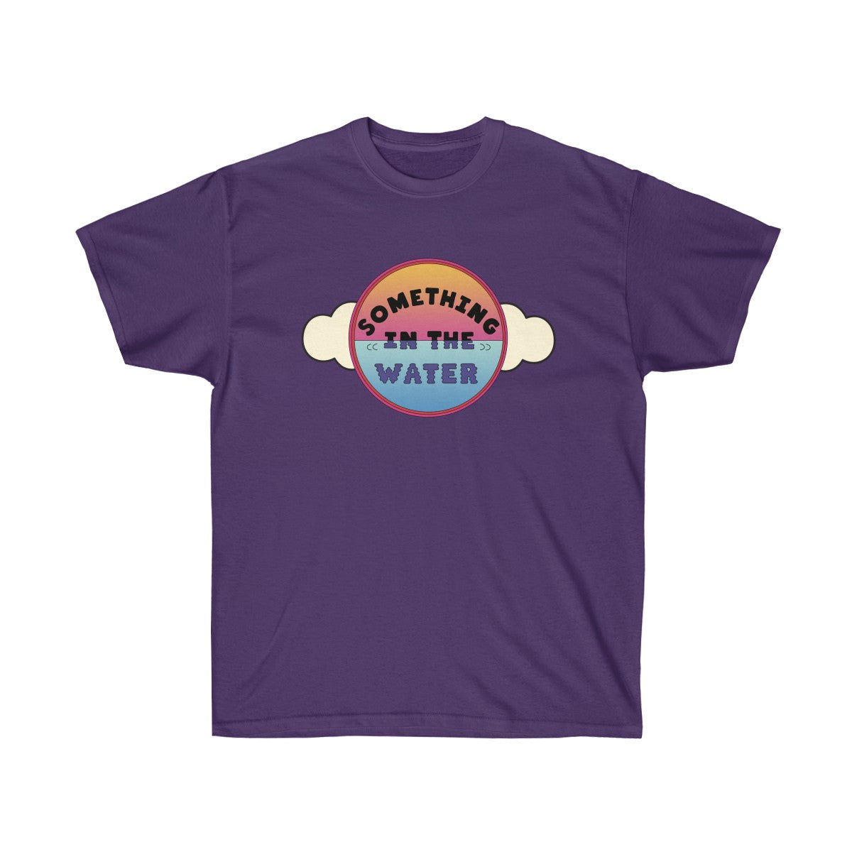 Something in the water Unisex Ultra Cotton Tee - Pharrell Williams festival inspired-Purple-S-Archethype