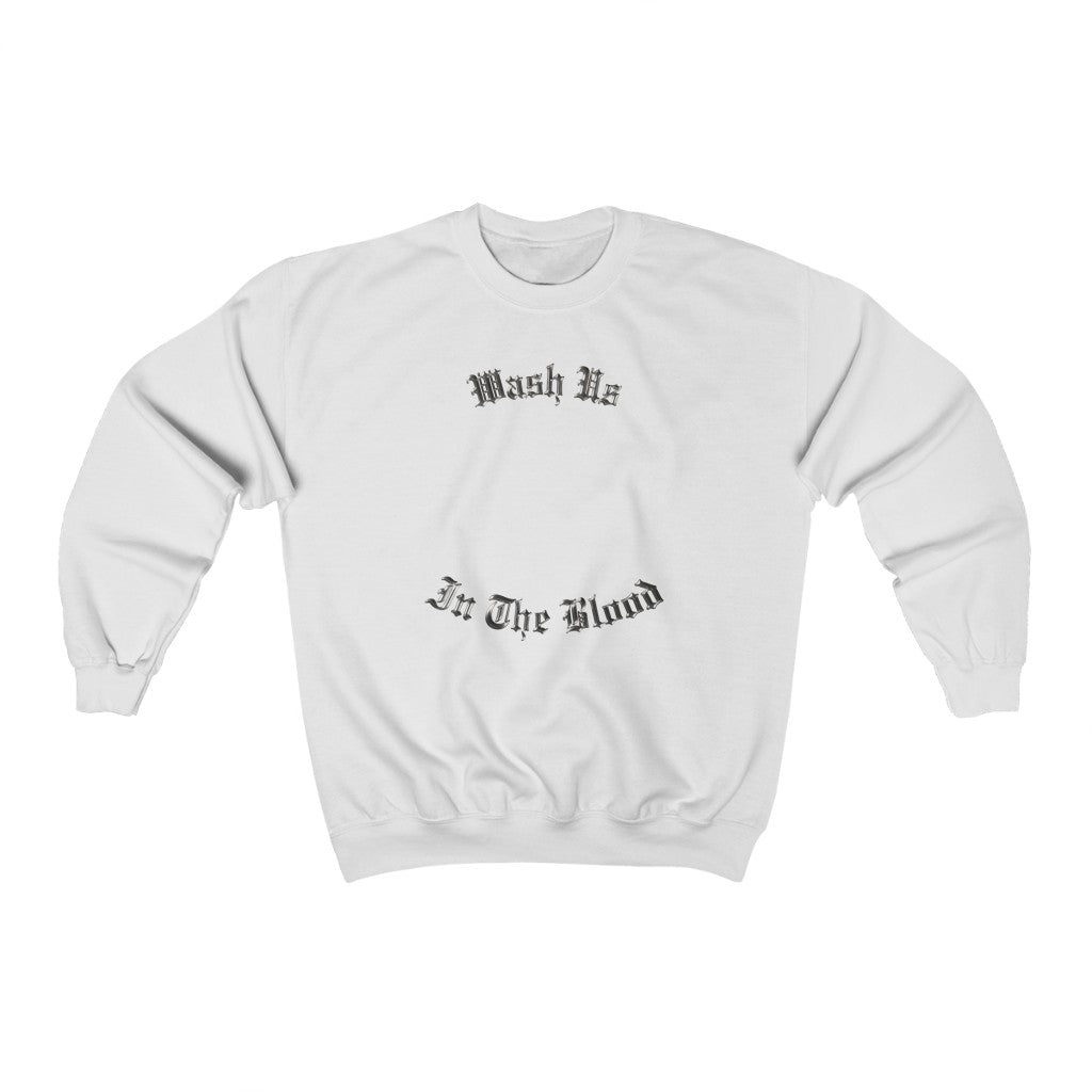 Wash Us In The Blood Crewneck-White-S-Archethype