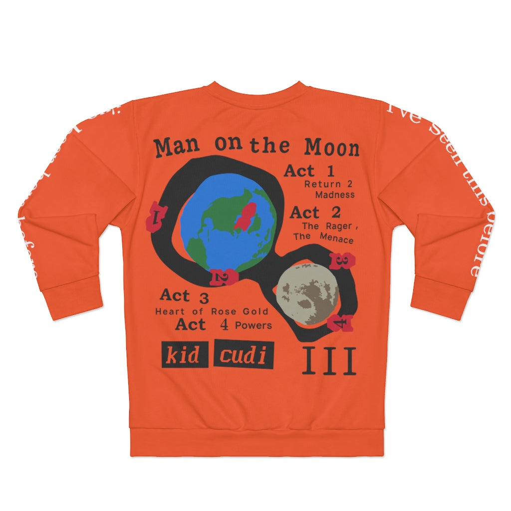 Man On The Moon Kid Cudi Album Merch inspired Unisex Crewneck Sweatshirt-Archethype