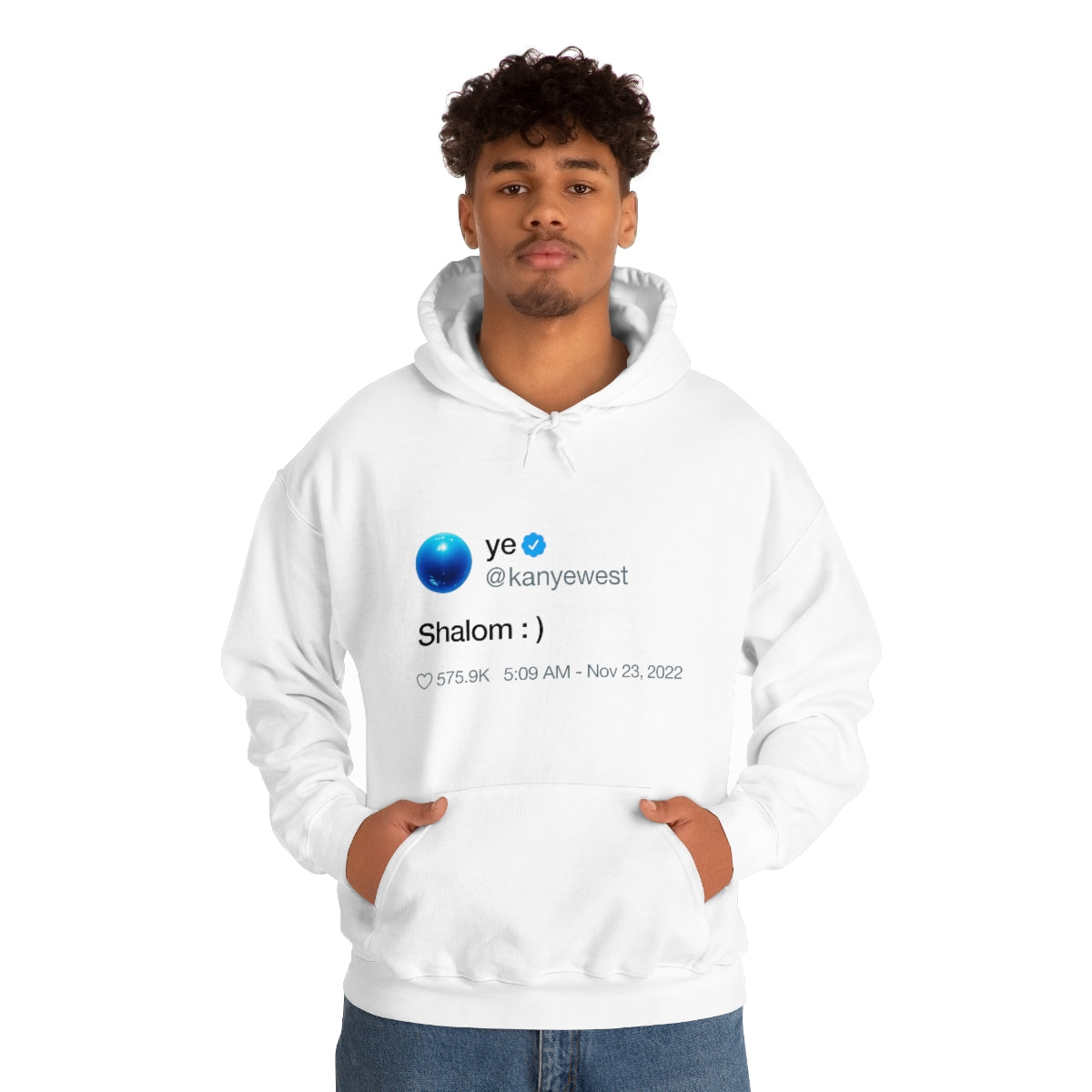 Shalom Kanye West Tweet Inspired Hoodie