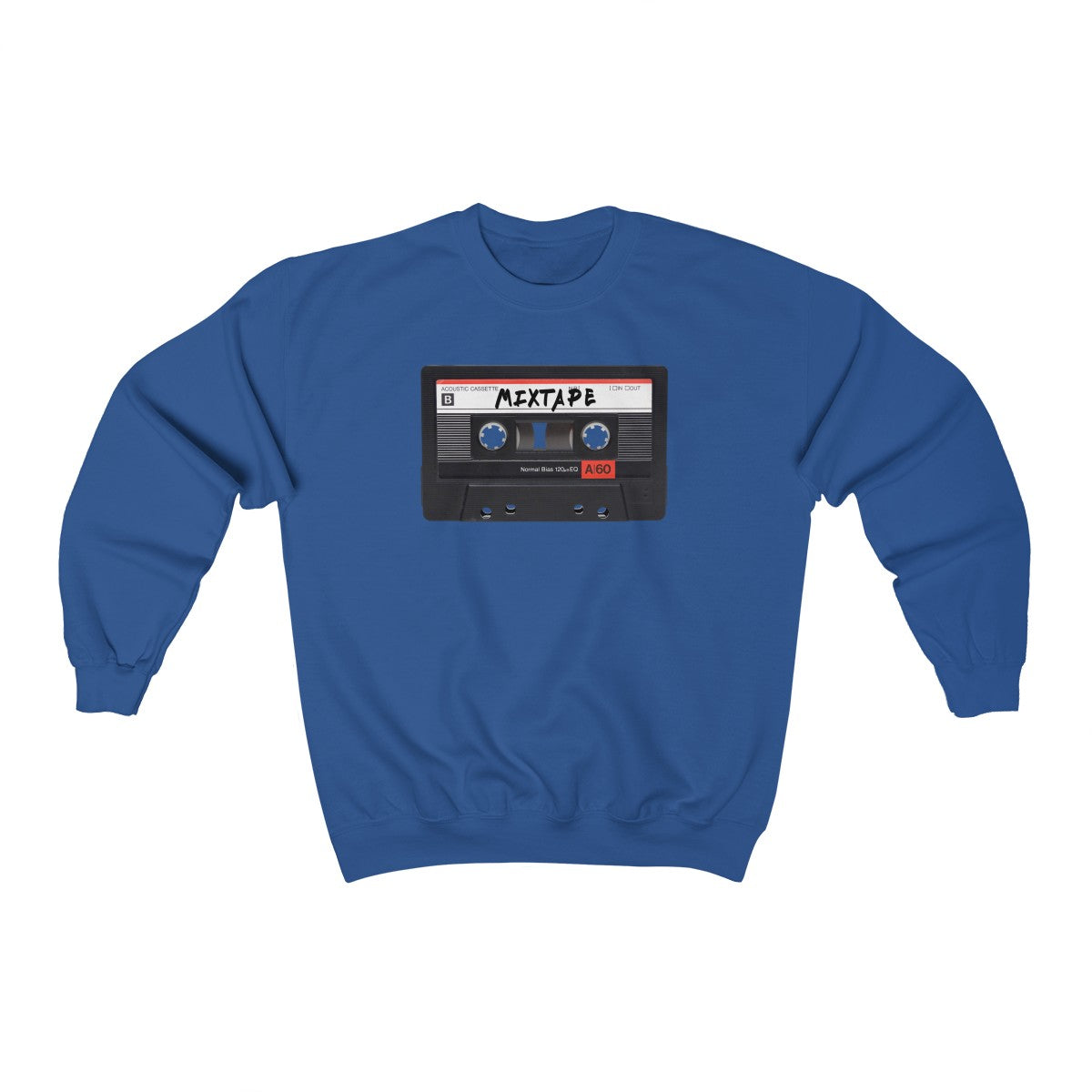 Mixtape Tape Heavy Blend™ Crewneck Sweatshirt-Royal-S-Archethype