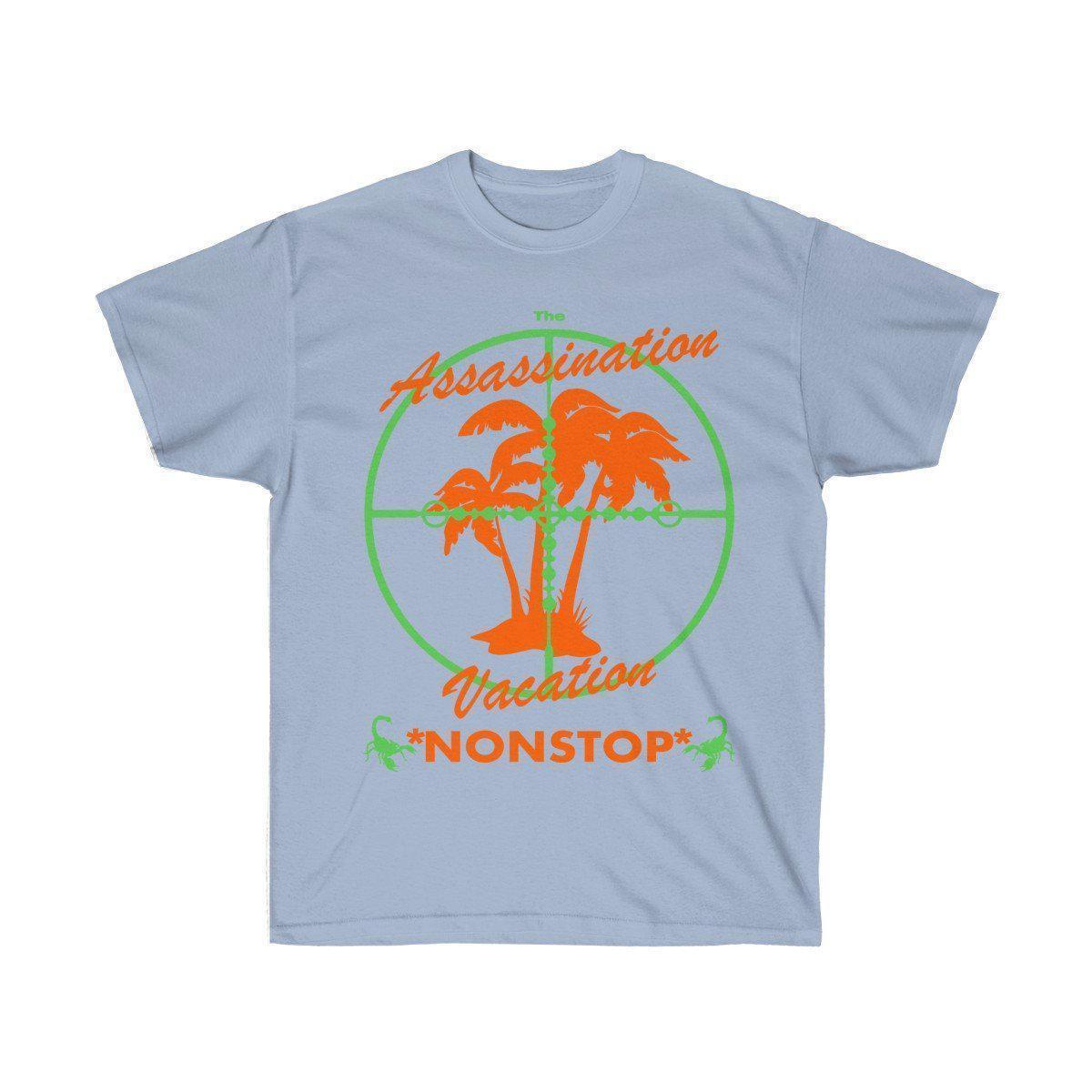Assassination Vacation Tour Drake merch inspired - Unisex Ultra Cotton Tee-Light Blue-S-Archethype