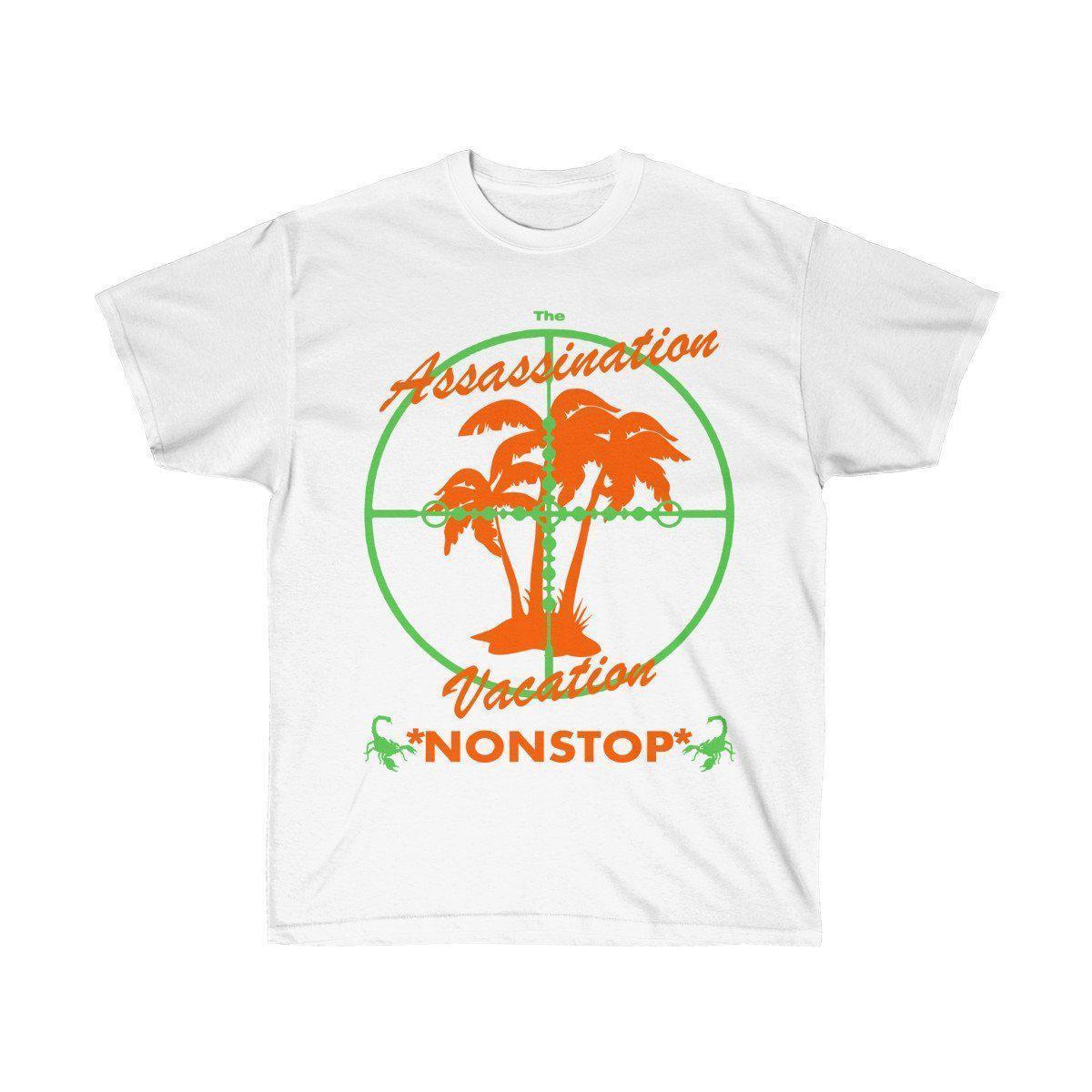 Assassination Vacation Tour Drake merch inspired - Unisex Ultra Cotton Tee-White-L-Archethype
