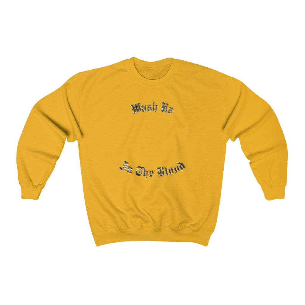 Wash Us In The Blood Crewneck-Gold-S-Archethype