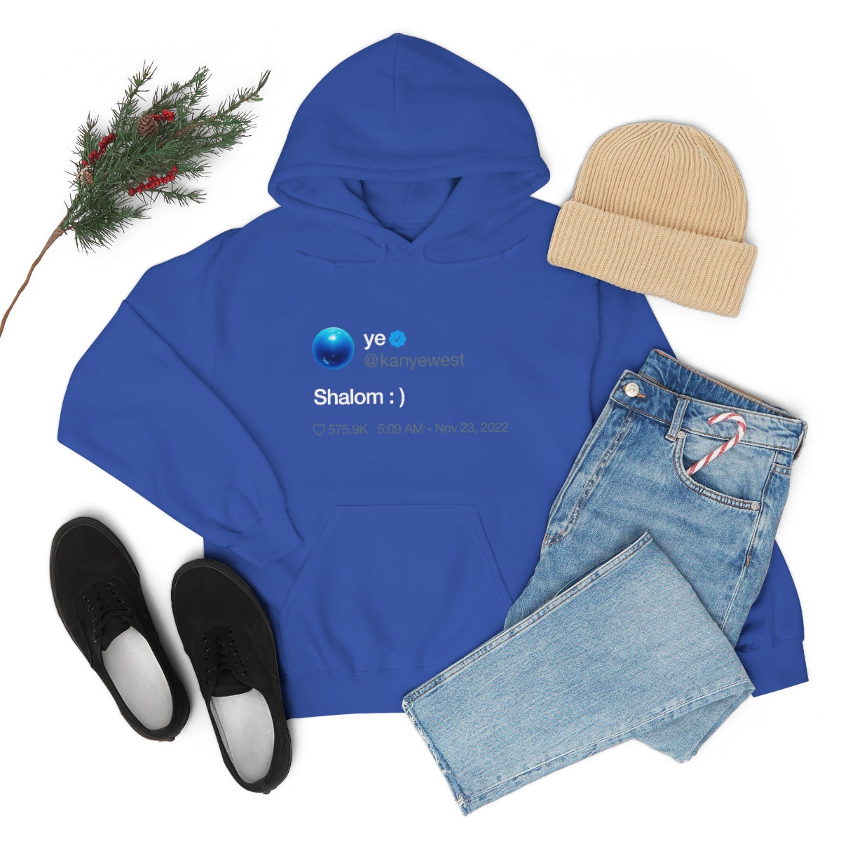Shalom Kanye West Tweet Inspired Hoodie