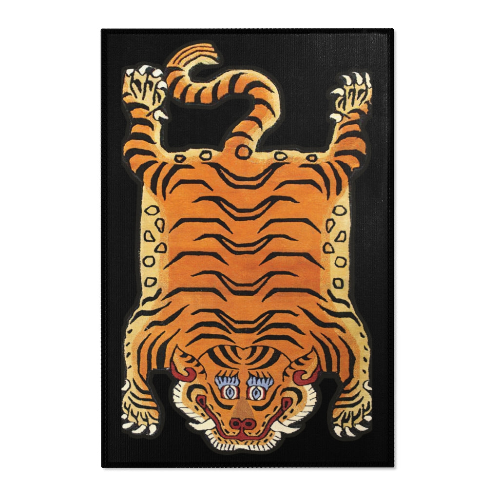 Tibetan Printed Tiger Rug-Archethype