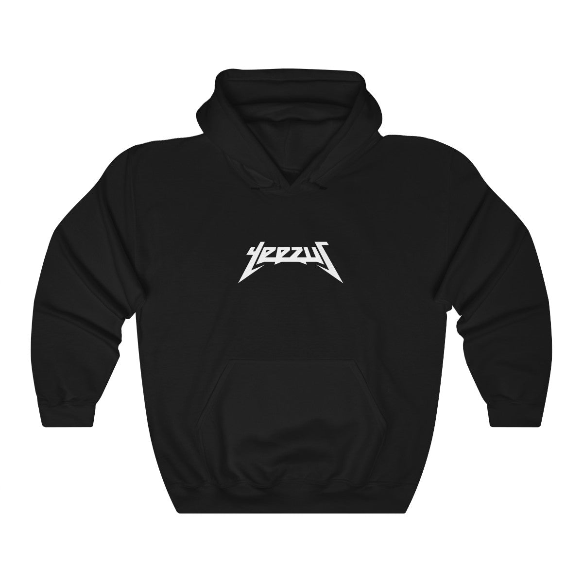 Yeezus Unisex Heavy Blend Hooded Sweatshirt-Black-L-Archethype