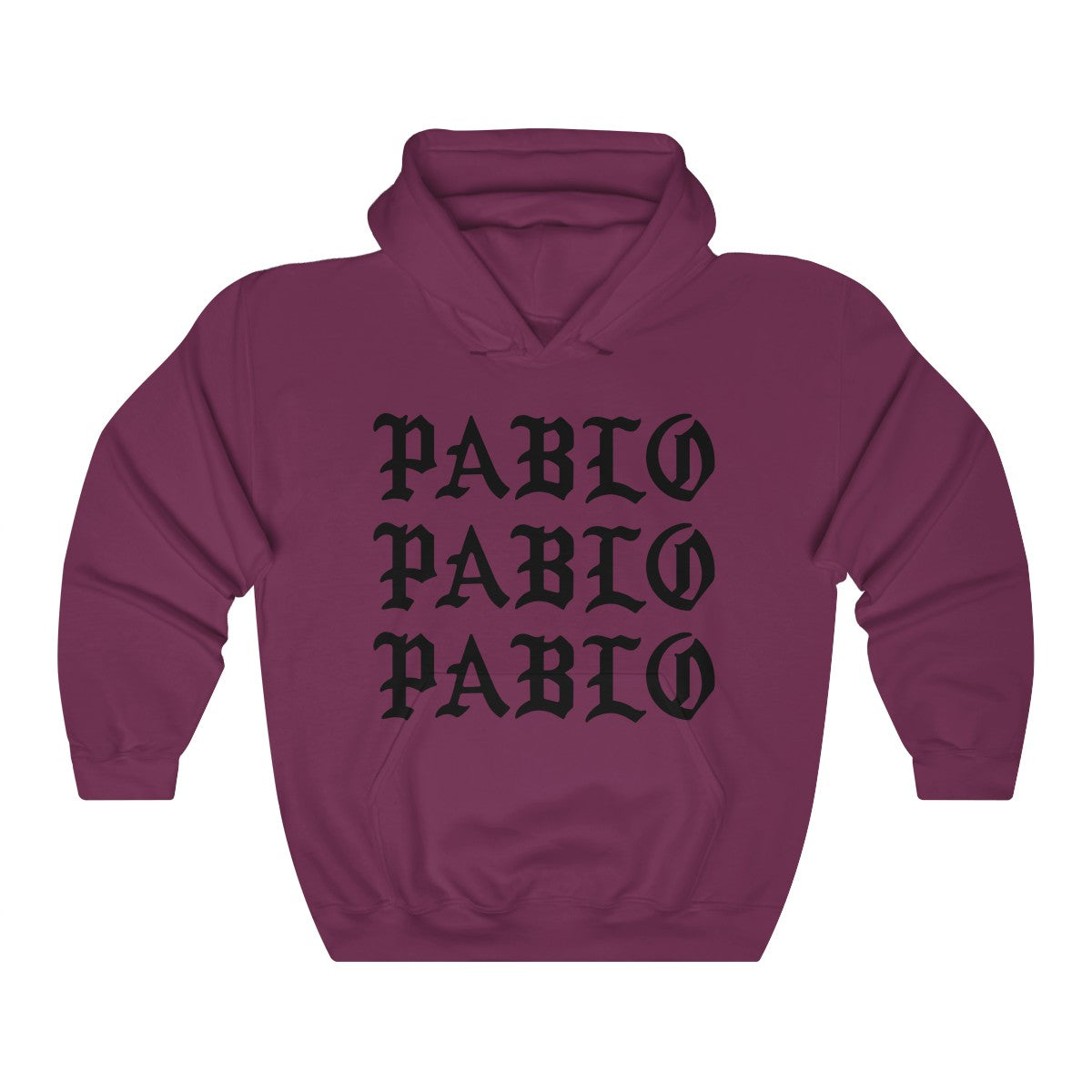 Pablo Heavy Blend™ Kanye West hoodie-Maroon-S-Archethype