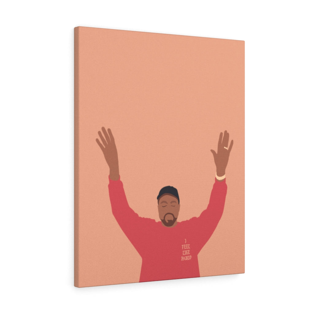 Kanye West I Feel Like Pablo Canvas Gallery Wraps - The Life of Pablo TLOP tour merch inspired-24″ × 30″-Premium Gallery Wraps (1.25″)-Archethype