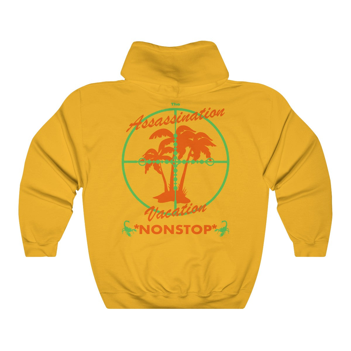 Assassination Vacation Tour Drake merch inspired - Unisex Heavy Blend™ Hooded Sweatshirt-Gold-S-Archethype