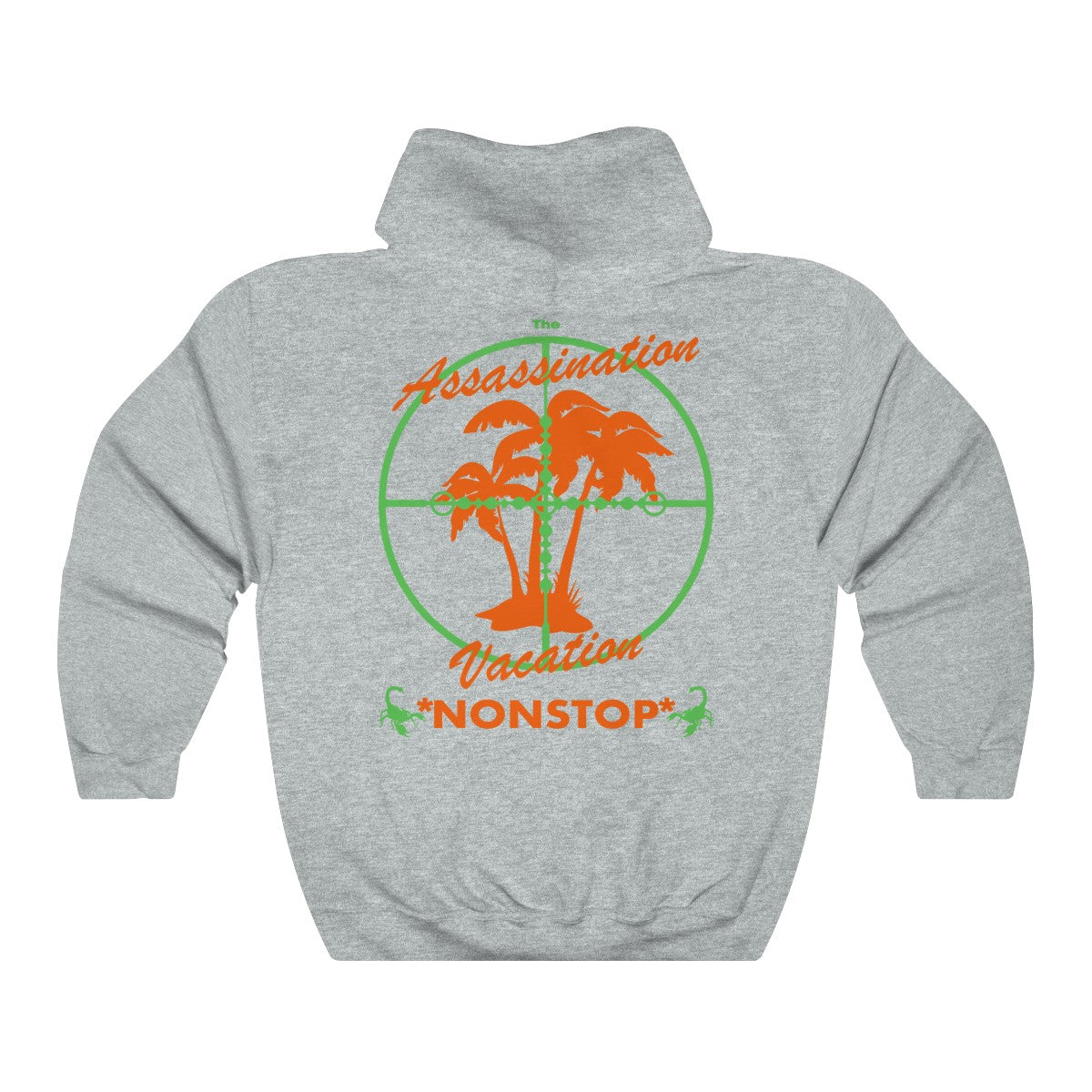 Assassination Vacation Tour Drake merch inspired - Unisex Heavy Blend™ Hooded Sweatshirt-Ash-S-Archethype