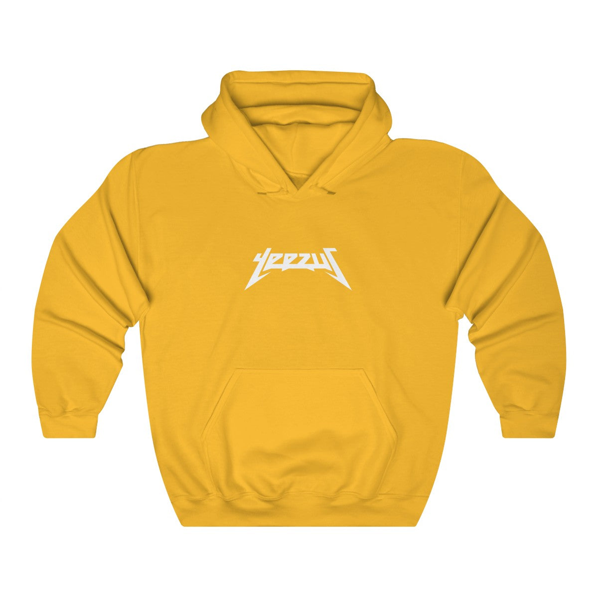 Yeezus Unisex Heavy Blend Hooded Sweatshirt-Gold-S-Archethype