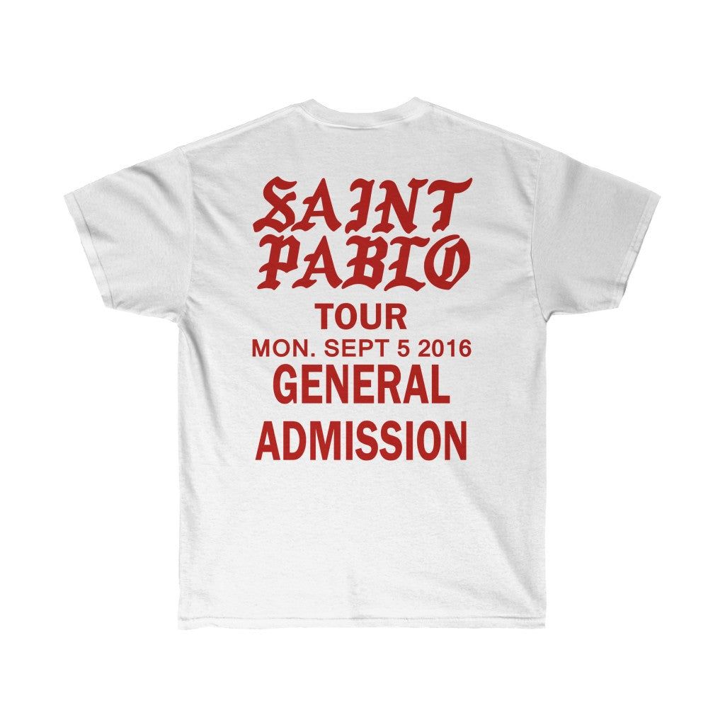 Saint Pablo Tour Kanye West Unisex Concert T-Shirt-Archethype