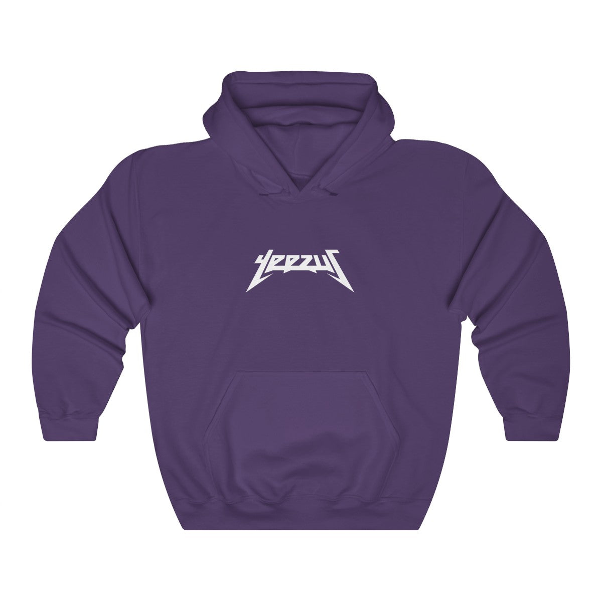 Yeezus Unisex Heavy Blend Hooded Sweatshirt-Purple-S-Archethype