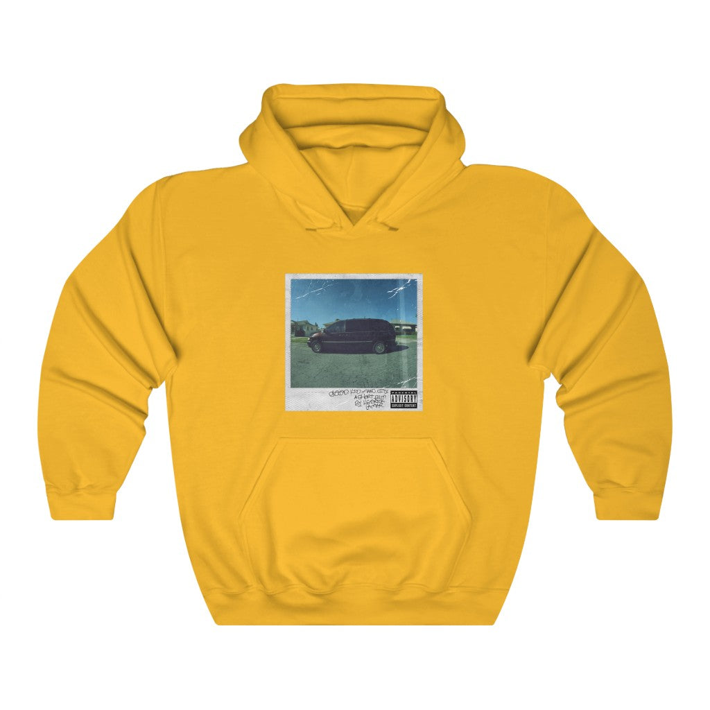Good Kid, m.A.A.d city Kendrick Lamar inspired Unisex Hooded Sweatshirt-Gold-S-Archethype