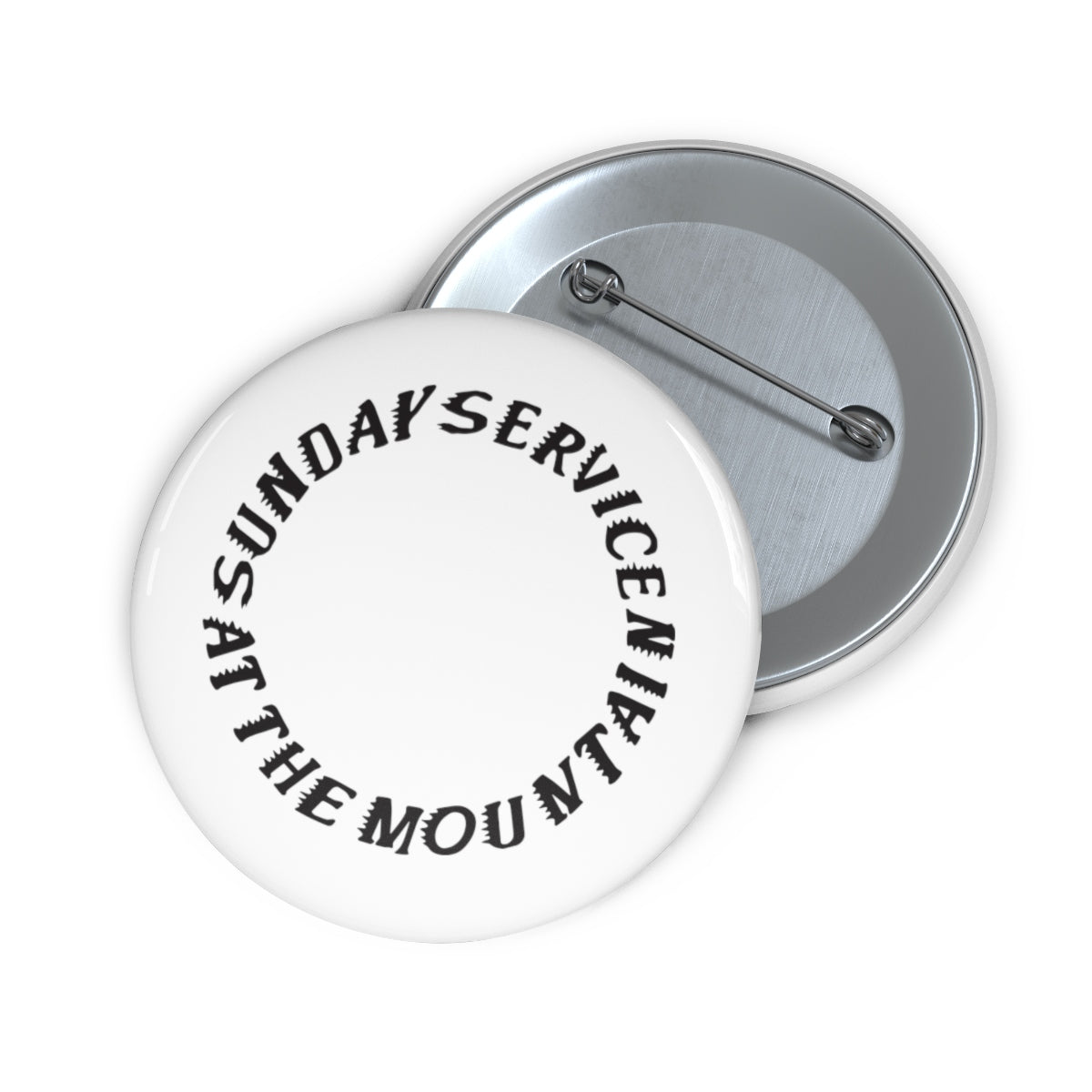 Sunday Service at the Mountain Kanye West inspired Pin Buttons-2"-Archethype