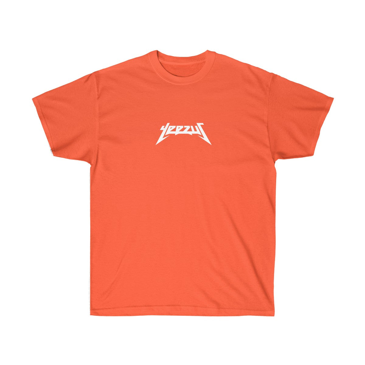 Yeezus Unisex Ultra Cotton Tee Kanye West Inspired Hoodie Yeezy Merch-Orange-S-Archethype