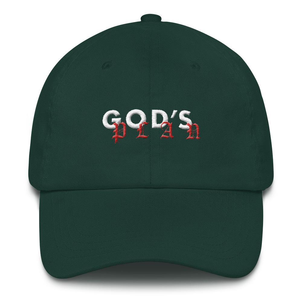 Drake God's Plan Inspired Dad Hat / Cap-Spruce-Archethype
