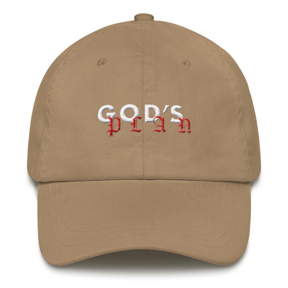 Drake God's Plan Inspired Dad Hat / Cap-Khaki-Archethype