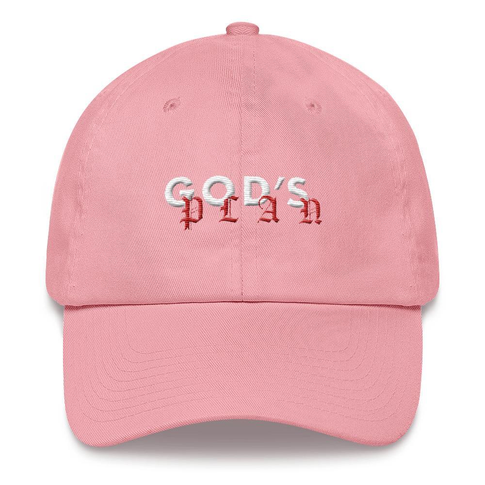 Drake God's Plan Inspired Dad Hat / Cap-Pink-Archethype