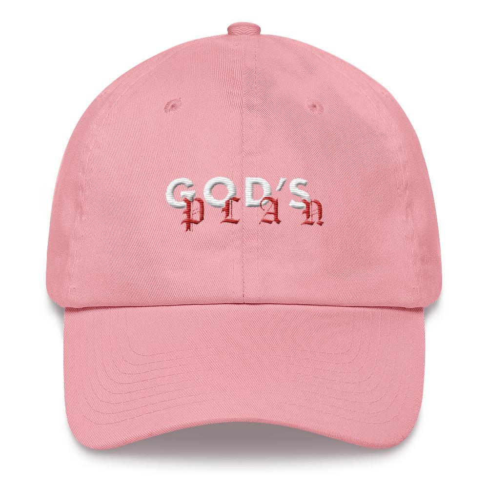 Drake God's Plan Inspired Dad Hat / Cap-Pink-Archethype
