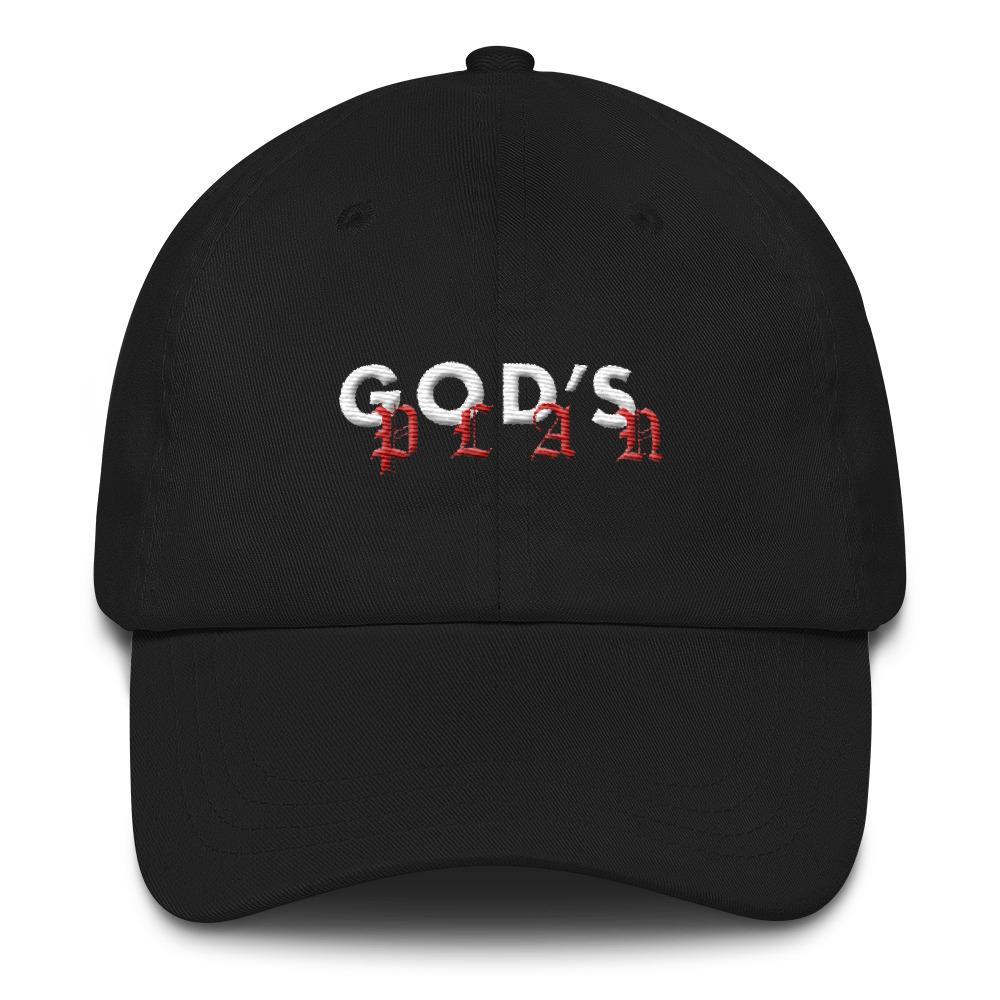 Drake God's Plan Inspired Dad Hat / Cap-Black-Archethype