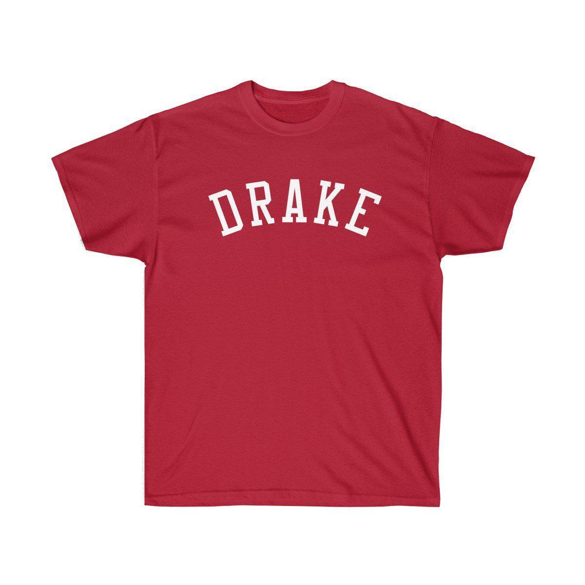 Drake Name Tee-Cardinal Red-S-Archethype