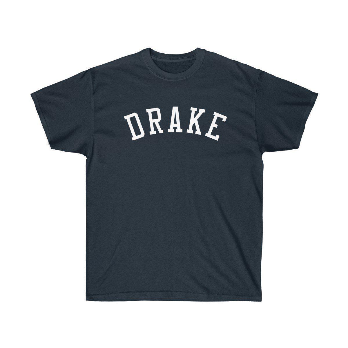 Drake Name Tee-Navy-S-Archethype