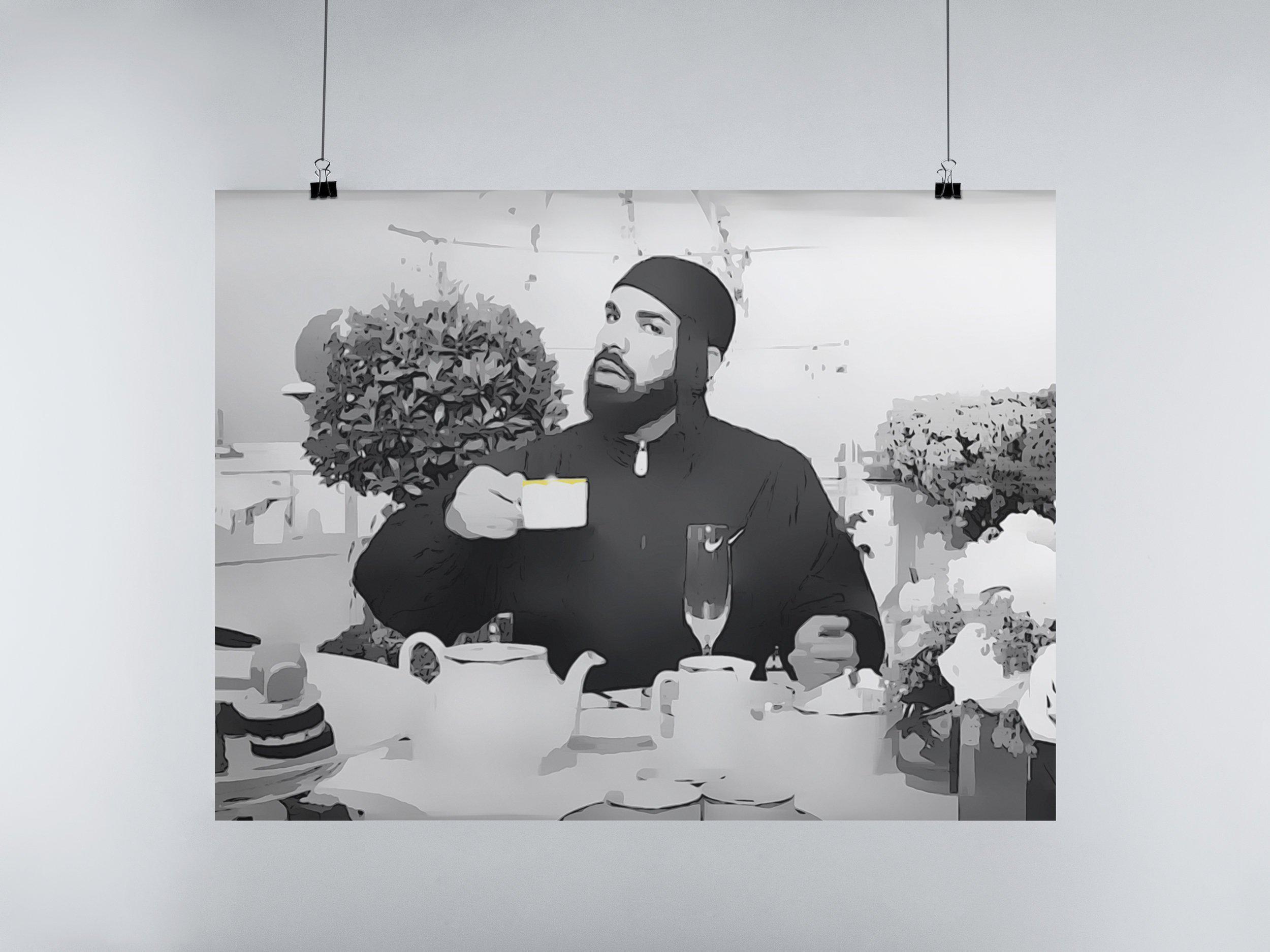 Drake Non Stop inspired poster-Archethype