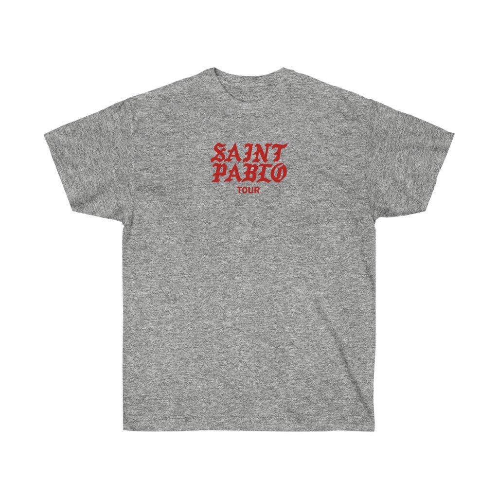 Saint Pablo Tour Kanye West Unisex Concert T-Shirt-S-Sport Grey-Archethype