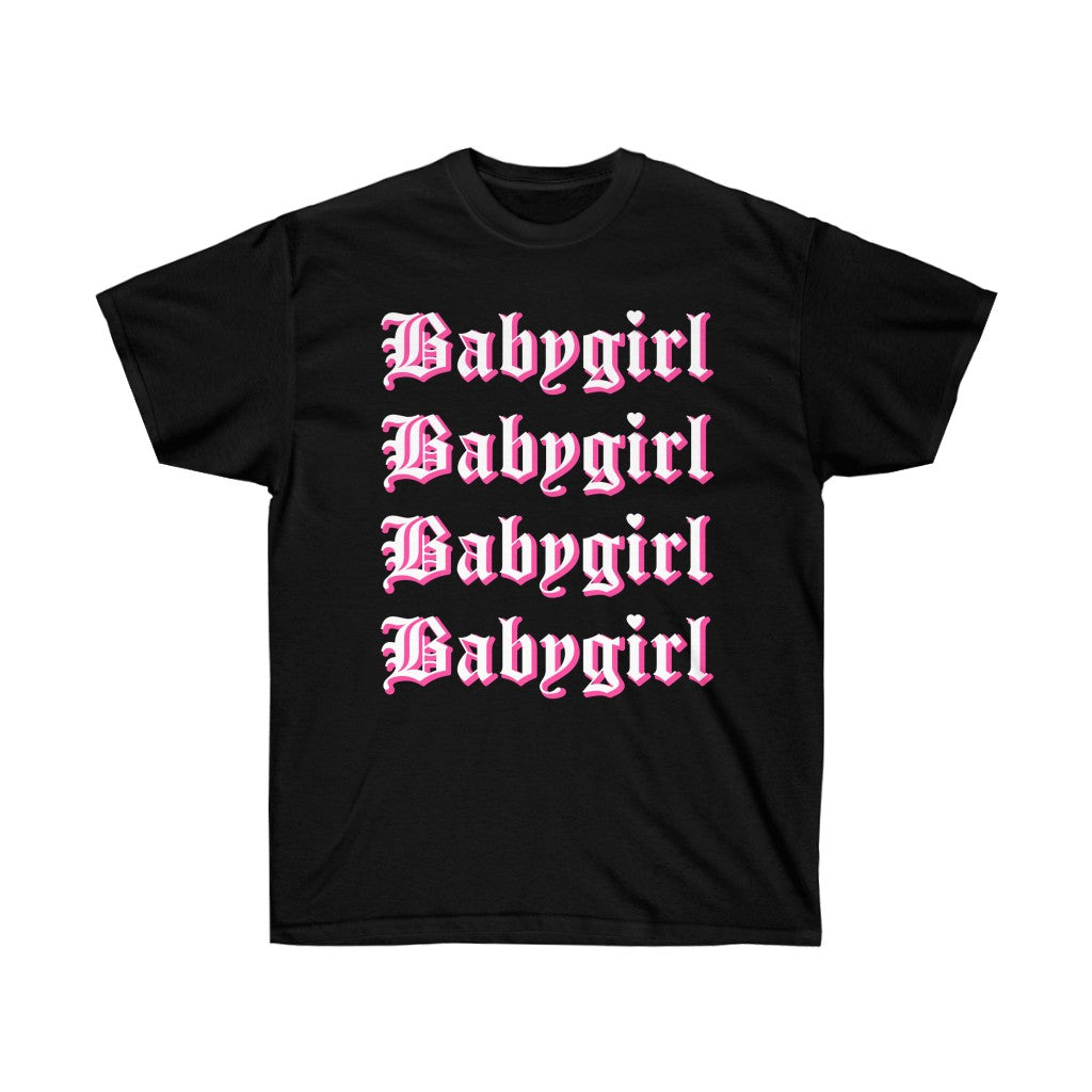 Babygirl Unisex Ultra Cotton T-Shirt-Black-S-Archethype