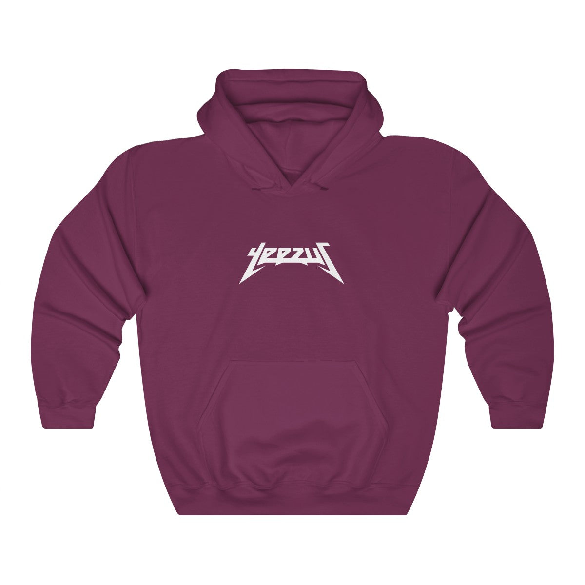 Yeezus Unisex Heavy Blend Hooded Sweatshirt-Maroon-S-Archethype
