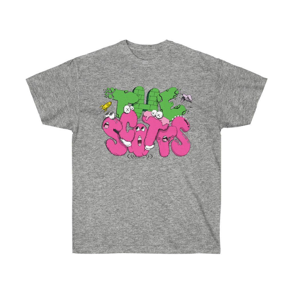 The Scotts Kid Cudi T-Shirt Merch Inspired Ultra Cotton Tee-Sport Grey-S-Archethype