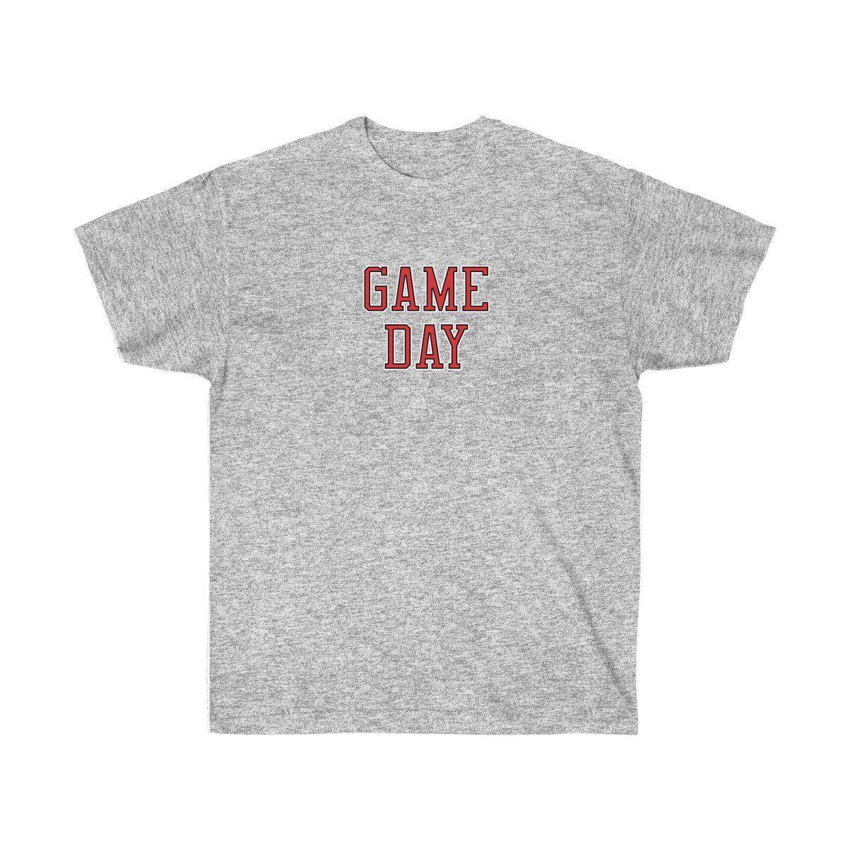 Game Day Tee - Sports T-shirt for Football, Basket, Soccer games-Sport Grey-S-Archethype