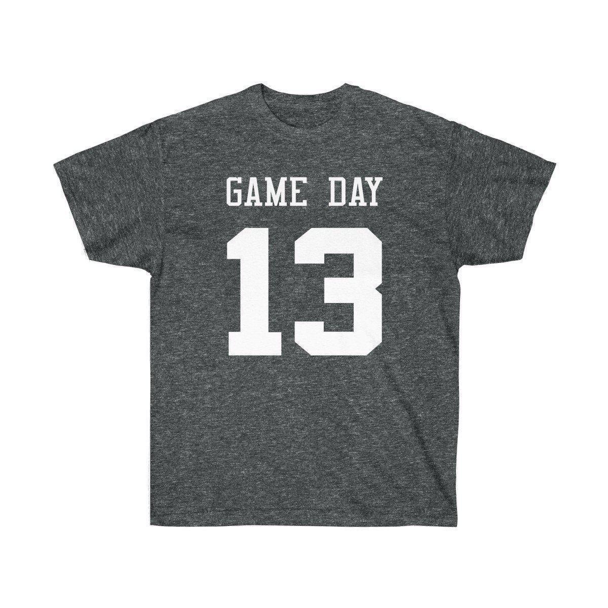Game Day Tee - Sports T-shirt for Football, Basket, Soccer games-Dark Heather-S-Archethype