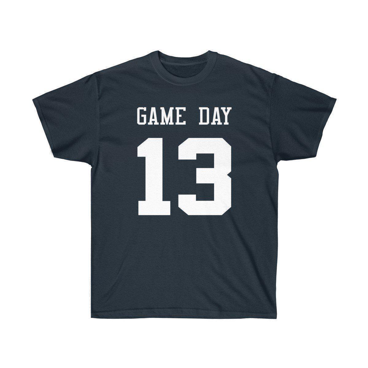 Game Day Tee - Sports T-shirt for Football, Basket, Soccer games-Navy-S-Archethype