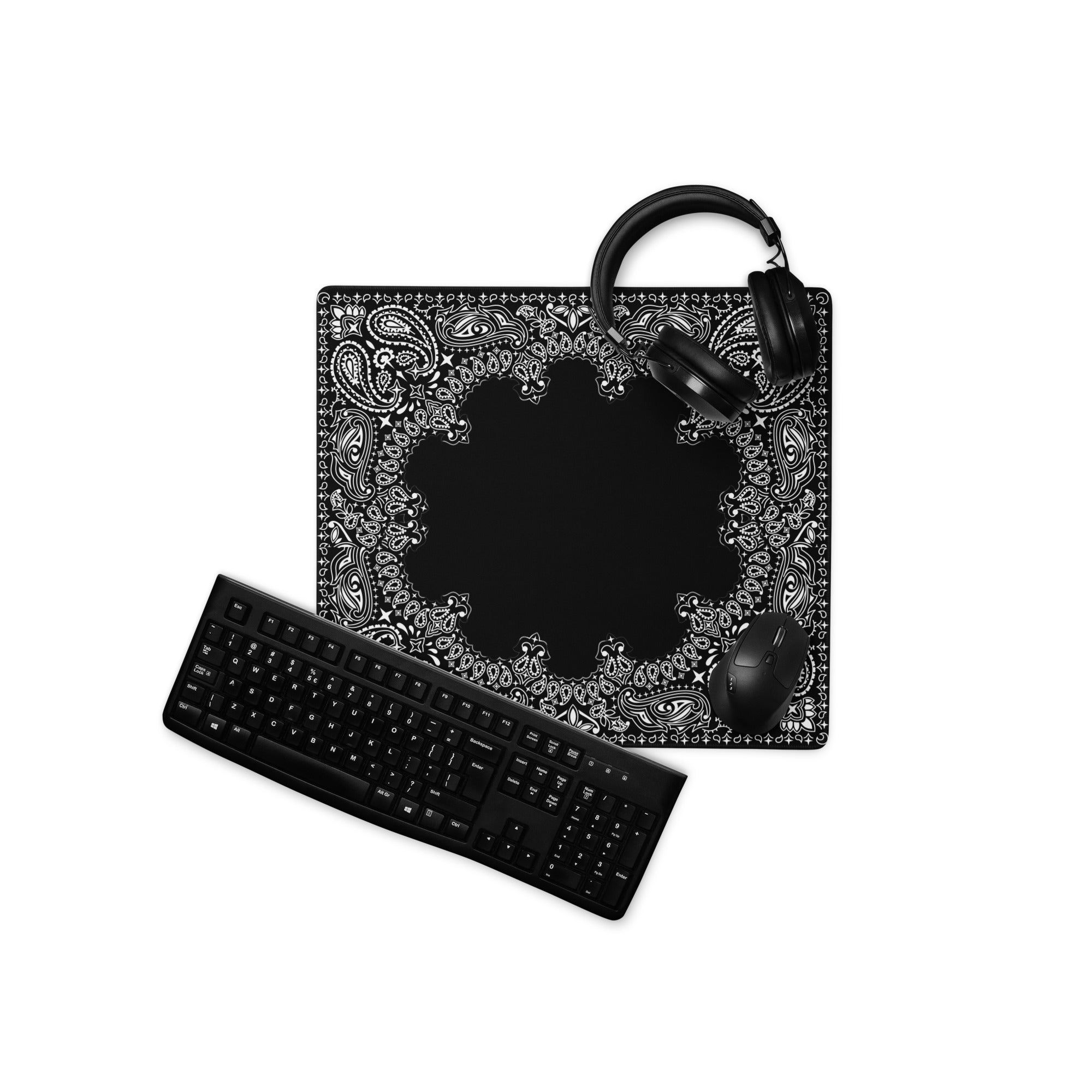 Black Bandana Gangsta Gaming mouse pad