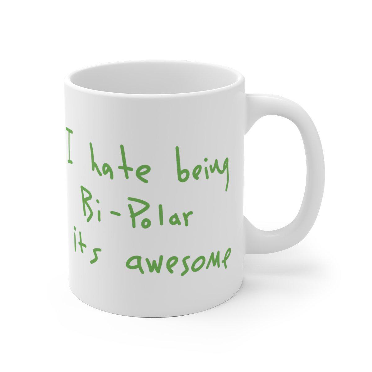 I hate being Bi-Polar it's awesome Mug - Inspired by Kanye West Album cover-Archethype