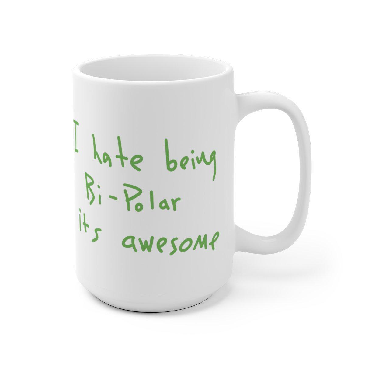 I hate being Bi-Polar it's awesome Mug - Inspired by Kanye West Album cover-Archethype